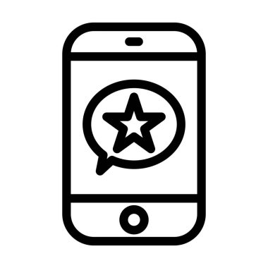 Kişisel ve Ticari Kullanım İçin Favori Vektör Kalın Çizgi Simgesi