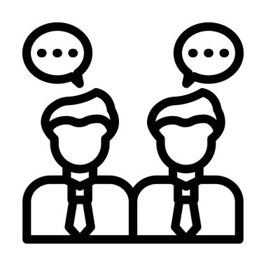 Kişisel ve ticari kullanım için İletişim Vektörü Kalın Çizgi Simgesi