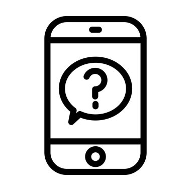 Kişisel ve ticari kullanım için Soru İşareti Kalın Çizgi Simgesi Simgesi