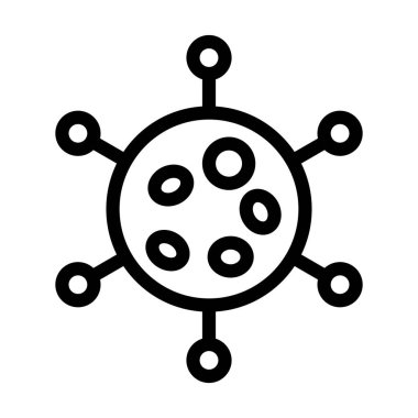 Kişisel ve ticari kullanım için Kanser Vektörü Kalın Çizgi Simgesi