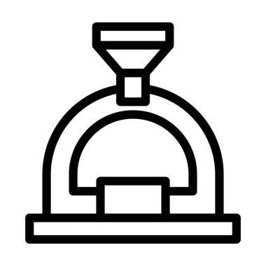 Kişisel ve ticari kullanım için Roaster Vector Kalın Çizgi Simgesi