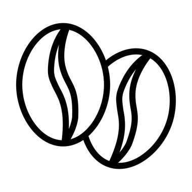 Kişisel ve ticari kullanım için Fasulye Vektörü Kalın Çizgi Simgesi