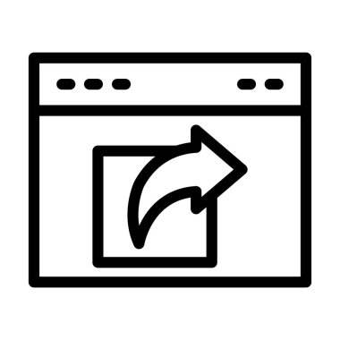 Kişisel ve Ticari Kullanım İçin Vector Kalın Çizgi Simgesini Paylaş