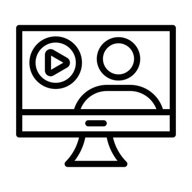 Kişisel ve ticari kullanım için Kalın Çizgi Simgesi Giyin