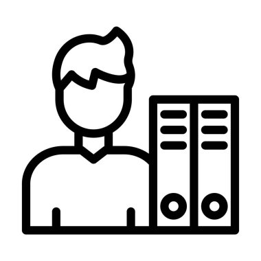 Kişisel ve ticari kullanım için Yük Vektörü Kalın Çizgi Simgesi