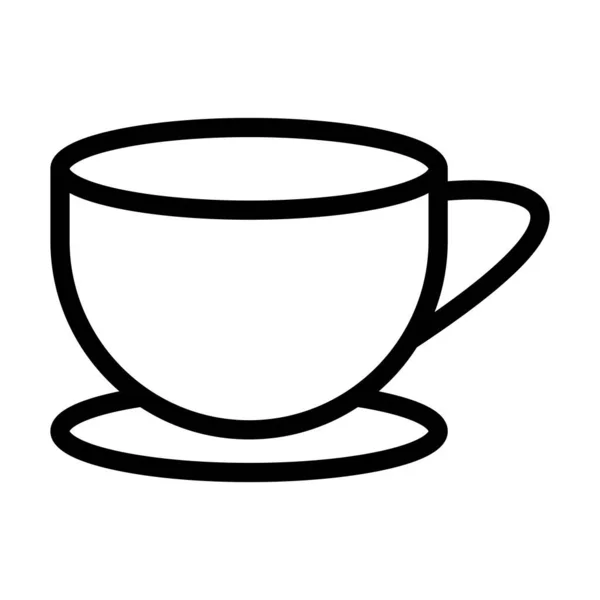 Καφές Διάνυσμα Παχιά Γραμμή Εικονίδιο Για Προσωπική Και Εμπορική Χρήση — Διανυσματικό Αρχείο