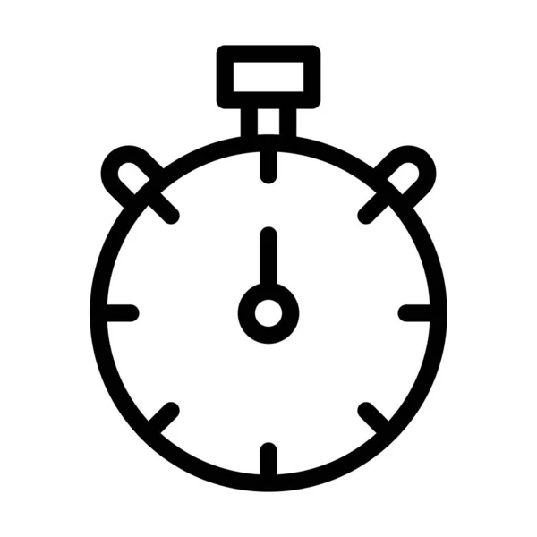Icono Línea Gruesa Vectores Cronómetro Para Uso Personal Comercial — Archivo Imágenes Vectoriales