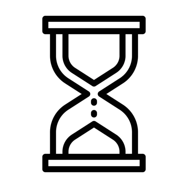 Hourglass Διάνυσμα Παχιά Γραμμή Εικονίδιο Για Προσωπική Και Εμπορική Χρήση — Διανυσματικό Αρχείο