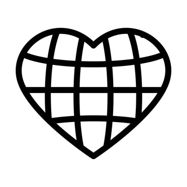 Kişisel ve ticari kullanım için Yaşam Vektörü Kalın Çizgi Simgesi