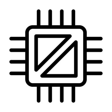 Kişisel ve ticari kullanım için Bilgisayar Hat Kalın Çizgisi Simgesi