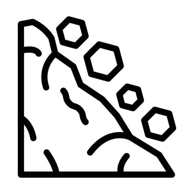 Kişisel ve ticari kullanım için Ezici Vektör Kalın Çizgi Simgesi