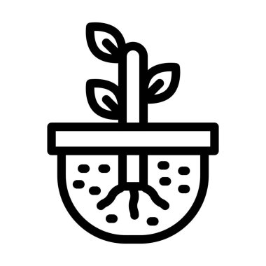 Kişisel ve ticari kullanım için Santral Vektör Kalın Çizgi Simgesi