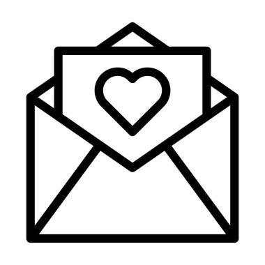 Kişisel ve Ticari Kullanım İçin Tebrik Kartı Vektör Kalın Çizgi Simgesi