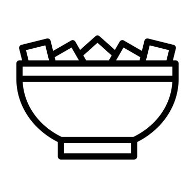 Kişisel ve ticari kullanım için Kalın çizgi simgesini dürt