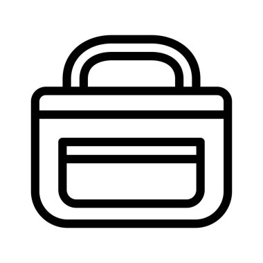 Kişisel ve ticari kullanım için Torba Vektörü Kalın Çizgi Simgesi