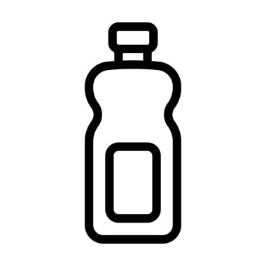Kişisel ve ticari kullanım için şişe vektörü kalınlığı simgesi