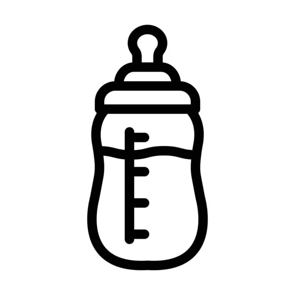 奶瓶传送器个人及商业用途的载重线图标 — 图库矢量图片
