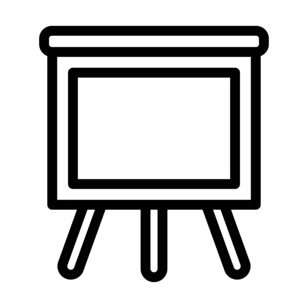 Символ Толстой Линии Проектора Личного Коммерческого Использования — стоковый вектор