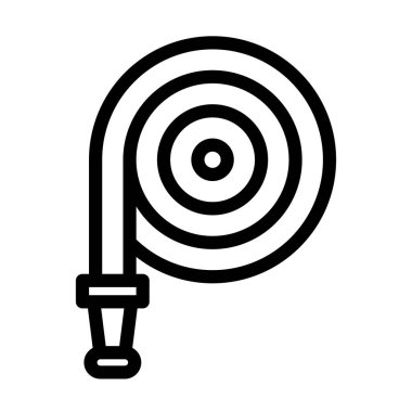 Kişisel ve ticari kullanım için Hosepipe Vektör Kalın Çizgi Simgesi