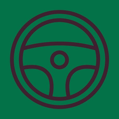 Direksiyon Vektörü Kalın Çizgi Kişisel ve Ticari Kullanım Simgesi