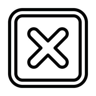 Kişisel ve ticari kullanım için Kalın çizgi simgesi