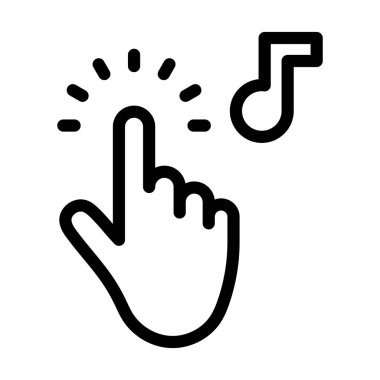 Kişisel ve ticari kullanım için Kalın Çizgi Simgesine dokunun