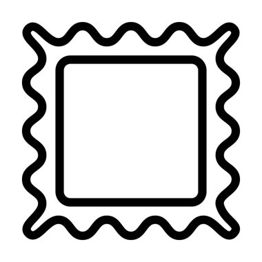 Kişisel ve ticari kullanım için Resim Çerçevesi Kalın Çizgi Simgesi