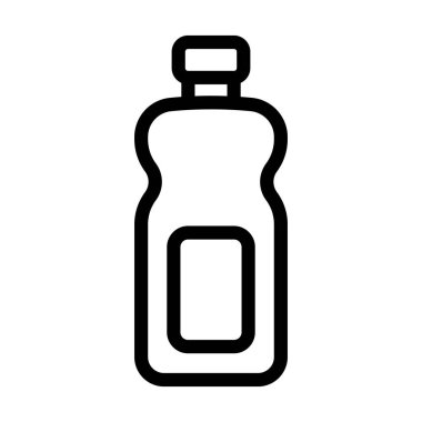 Kişisel ve ticari kullanım için şişe vektörü kalınlığı simgesi