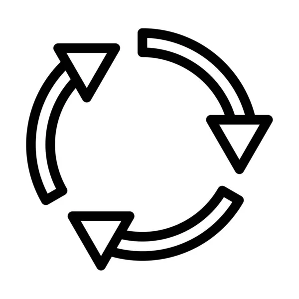 Upcycling Vector Thick Line Icon Für Den Persönlichen Und Kommerziellen — Stockvektor