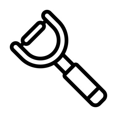 Kişisel ve ticari kullanım için Soyucu Vektör Kalın Çizgi Simgesi