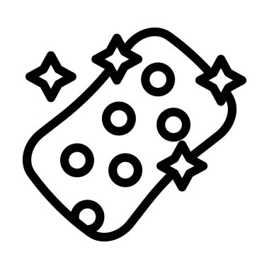 Kişisel ve ticari kullanım için Sünger Vektör Kalın Çizgi Simgesi