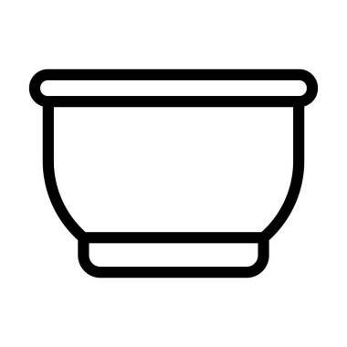 Kişisel ve ticari kullanım için Kalın Bowling Çizgisi Simgesi