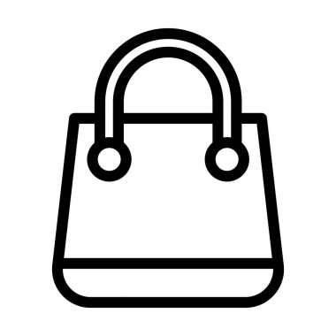 Kişisel ve ticari kullanım için Torba Vektörü Kalın Çizgi Simgesi
