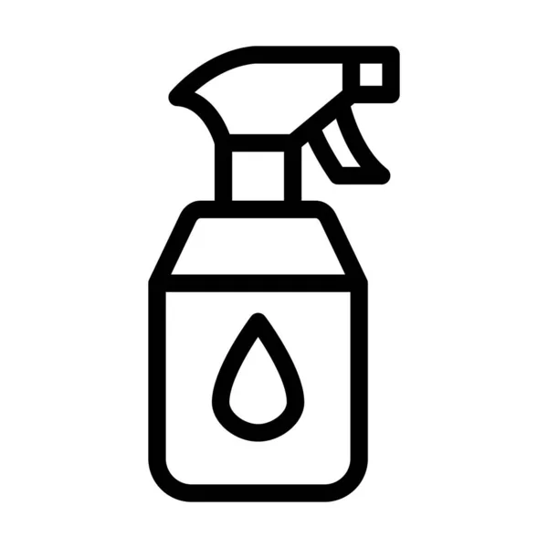 Spray Vector Dikke Lijn Pictogram Voor Persoonlijk Commercieel Gebruik — Stockvector