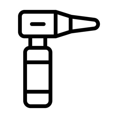 Kişisel ve ticari kullanım için Otoscope Vektör Kalın Çizgi Simgesi