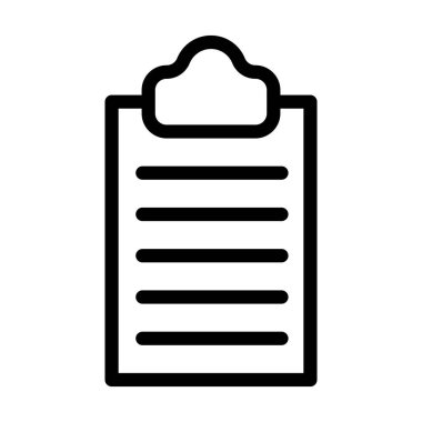 Kişisel ve ticari kullanım için Pano Vektör Kalın Çizgi Simgesi