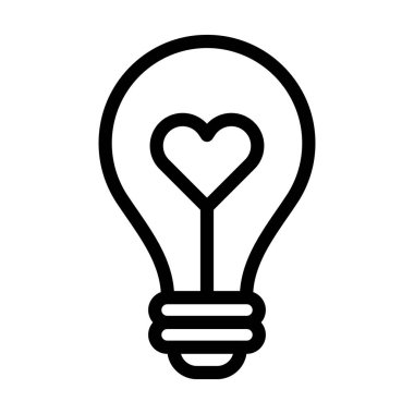 Kişisel ve ticari kullanım için Tutku Vektörü Kalın Çizgi Simgesi