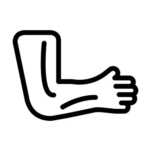 Значок Толстая Линия Рукава Личного Коммерческого Использования — стоковый вектор