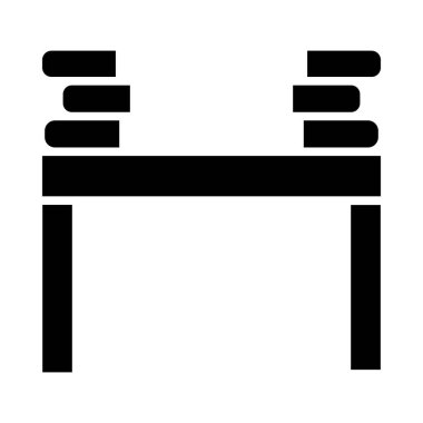 Kişisel ve ticari kullanım için Kitap Yığını Vektör Kabartma Simgesi