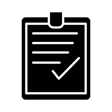 Kişisel ve ticari kullanım için Vektör Glyph Simgesini Onayla