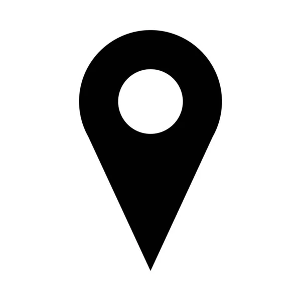 Location Vector Glyph Icon Für Den Persönlichen Und Kommerziellen Gebrauch — Stockvektor