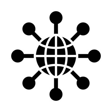 Kişisel ve Ticari Kullanım için Ağ Vektörü Kabartma Simgesi