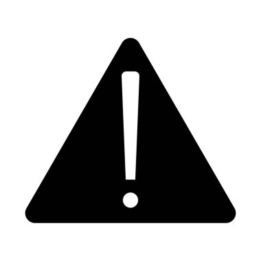 Kişisel ve Ticari Kullanım için Hata İleti Vektörü Glyph Simgesi