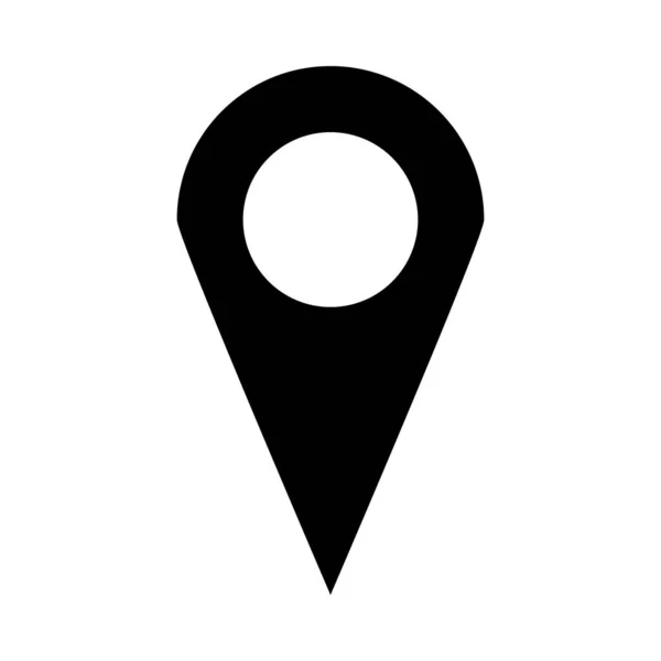 Location Vector Glyph Icon Für Den Persönlichen Und Kommerziellen Gebrauch — Stockvektor