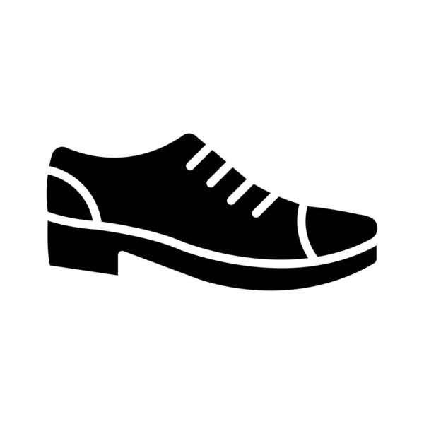 Shoes Vector Glyph Icon Personal Commercial Use — Stock Vector