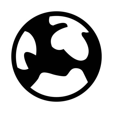 Kişisel ve ticari kullanım için Dünya Vektör Sembolü Gezegeni