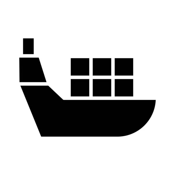 Versand Vector Glyph Icon Für Den Persönlichen Und Kommerziellen Gebrauch — Stockvektor
