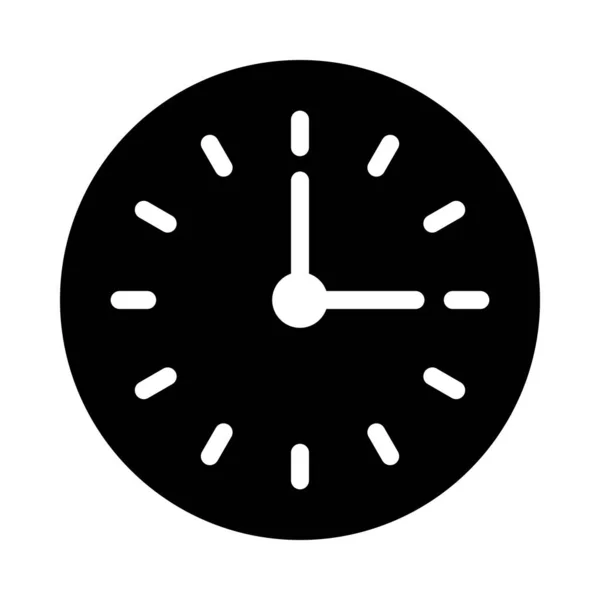 Timein Vector Glyph Εικονίδιο Για Προσωπική Και Εμπορική Χρήση — Διανυσματικό Αρχείο
