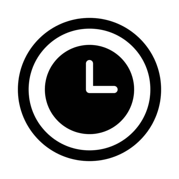 Timeout Vector Glyph Ikona Pro Osobní Komerční Použití — Stockový vektor