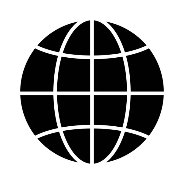 Worldwide Shipping Vector Glyph Icon Voor Persoonlijk Commercieel Gebruik — Stockvector